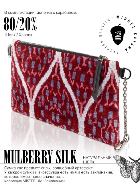 Шелковый (Бахмаль) конверт-папка-косметичка FEMINA SECRETUO! (Тайна женственности!) Plic_FEMINA SECRETO